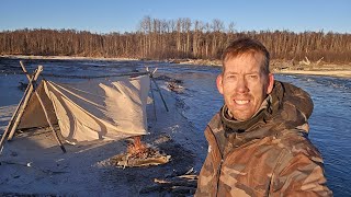Rafting the Ice Flow & Solo Bushcraft Camping in Alaska